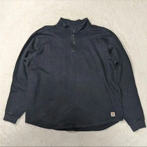 Carhartt Men's Relaxed Fit Midweight Long-Sleeve Quarter-Zip Sweatshirt